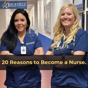 20 reasons to become a nurse.