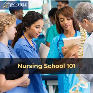 A group of nursing students at Beckfield College