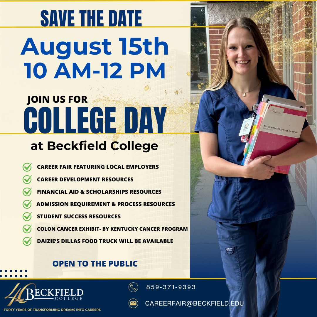 College Day at Beckfield College-08/15/2024-10am-12pm